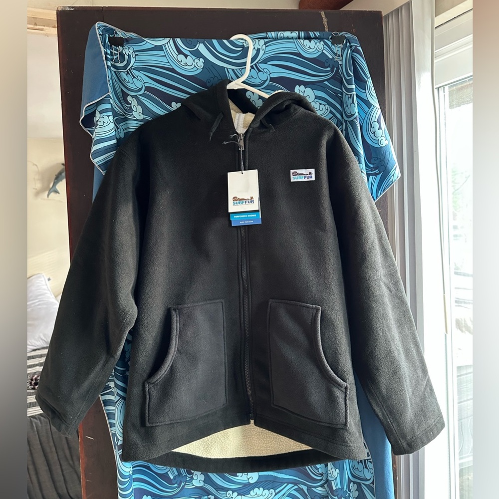 Surf fur Surf check hoodie, size M